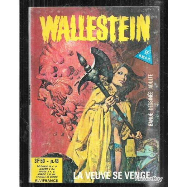 wallestein 43 elvifrance  comic's , bd de presse bd adulte