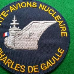 Patch .. Porte Avions Charles de Gaulle - 90 mm