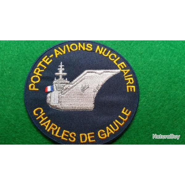 Patch .. Porte Avions Charles de Gaulle - 90 mm