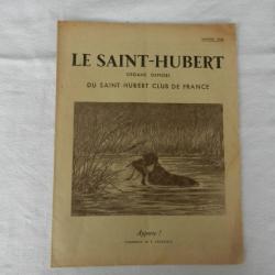 anciennes revues sur la chasse le saint Hubert 1947/48