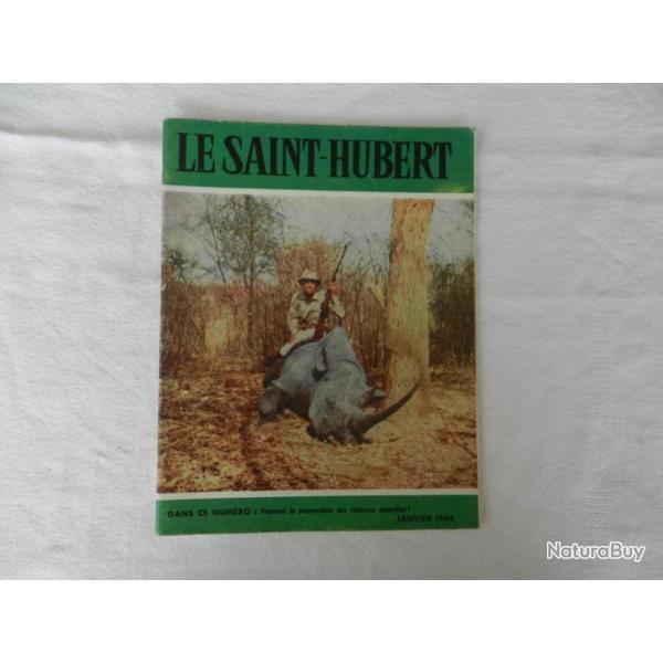 2 magazines Le Saint Hubert  - juillet 1961 et janvier 1964