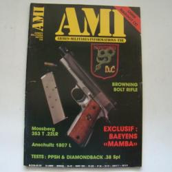 AMI N° 40 - mars 1983 - BROWNING BOLT RIFLE + MOSSBERG 353 + ANSCHULTZ 1807 + PPHS.....
