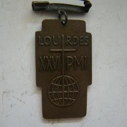 XXVI PELERINAGE MILITAIRE INTERNATIONALE LOURDES 1984
