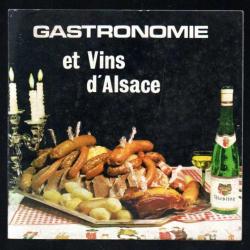 gastronomie et vins d'alsace plaquette