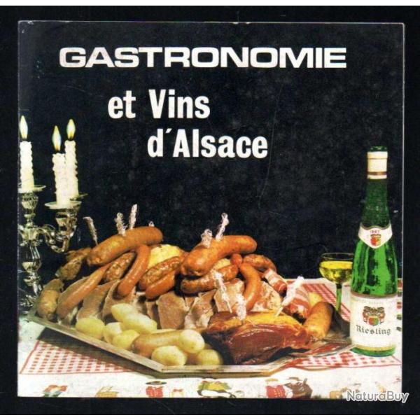 gastronomie et vins d'alsace plaquette