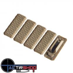 Couvre M-lok Strike Industries / M-LOK Cover V2 FDE (5-pièces)
