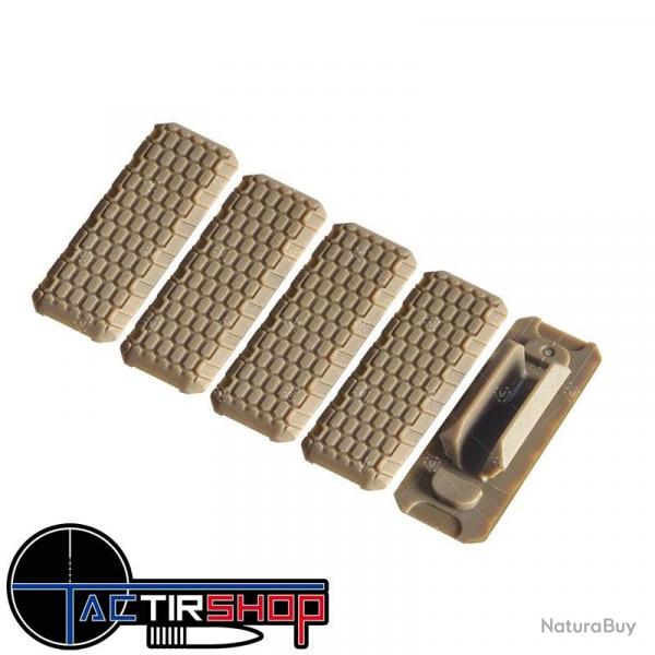 Couvre M-lok Strike Industries / M-LOK Cover V2 FDE (5-pices)