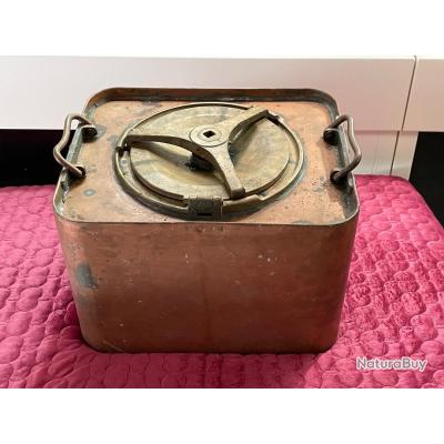 Bouteille à Poudre Française Design XIXème Siècle - Vintage, En Bon état Général, Mécanisme Fonctionnel