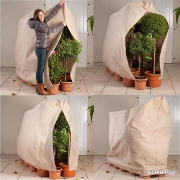 Housse d'hivernage pour plantes et arbustes 120 x 180 cm