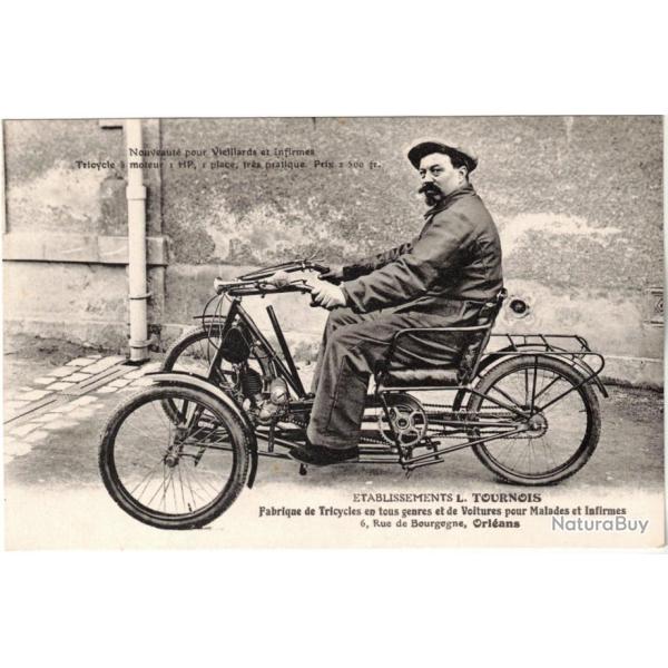 Transport - Tricycle  moteur pour infirmes  - Ets Tournois  Orlans