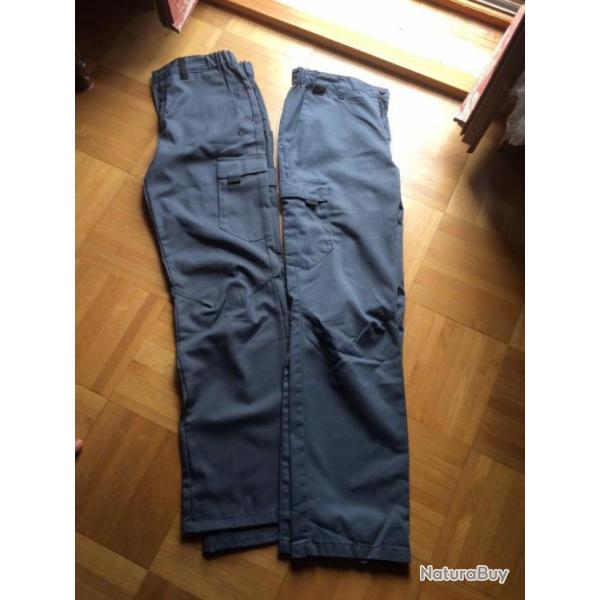 2 Pantalons de travail Marque : Molinel / taille 42