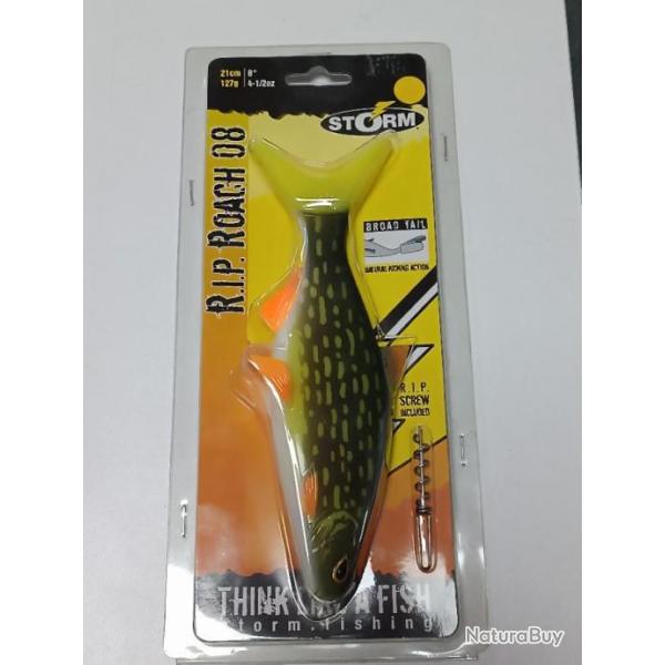 !! Leurre STORM RIP ROACH 08 21CM PIKE 137G !!