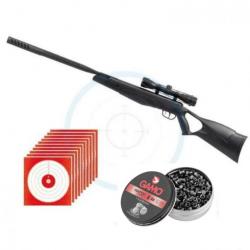 Carabine à plomb Crosman F4 NP cal 4.5 + 250 plombs + 10 cibles - Destock'Tir