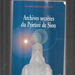 archives secrètes du prieuré de sion collectif