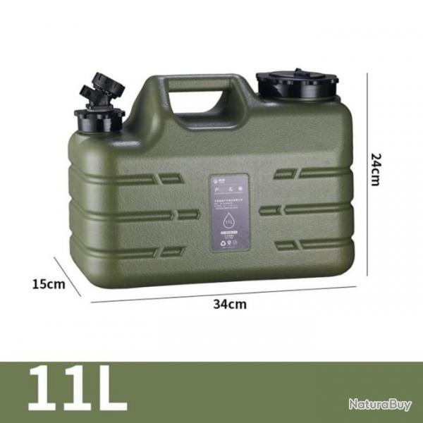 Bidon  eau potable 11L pour camping en plein air