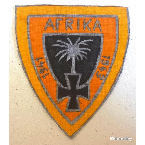 REPRO sur Tissu Patch cusson Arme Allemande ww2 Afrika Corps