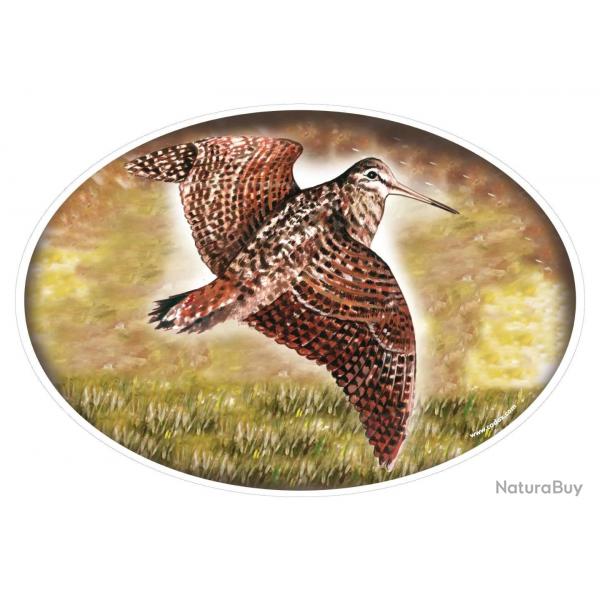 Sticker Autocollant Animalier Bcasse