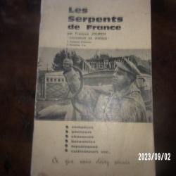 LES SERPENTS DE FRANCE PAR Francois JOURDY