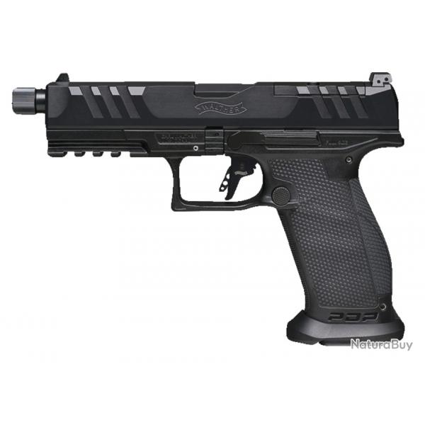 PISTOLET WALTHER PDP PRO SD FULL SIZE 5.1" 9X19 SA 130MM HAUSSE - GUIDON REGLABLES 1/2X28