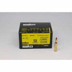 Cartouches SAKO Range FMJ 50 gr .222 rem (boite de 100)