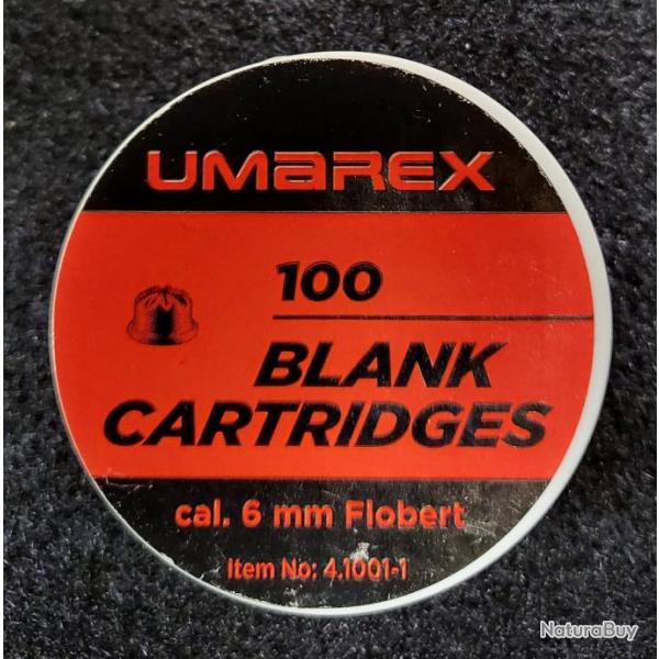 Cartouches 6 mm Flobert a Blanc Walther/Umarex X100