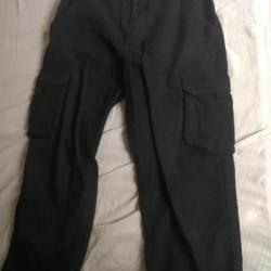 Pantalon cargo Cityguard noir - 100% cotton taille S