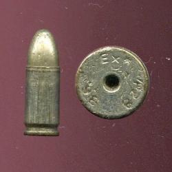 9 mm Parabellum Allemagne Guerre 39-45 - inerte manipulation P38 - P08 - marquage : Ex* P28 35