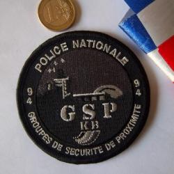 écusson groupe sécurité proximité Val-de-Marne insigne tissu