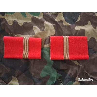 X2 EPAULETTE CAPORAL CHEF ARMEE ESPAGNOLE EPOQUE FRANCO HOMBRERAS ...