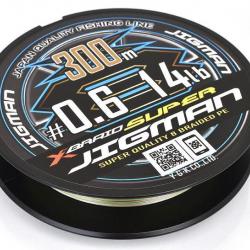Tresse YGK Xbraid Super Jigman 300m 300m 9,1kg PE 1