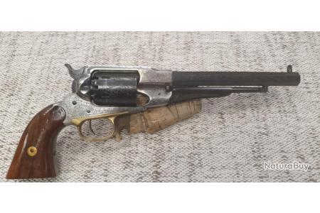 Revolver poudre noire PIETTA REMINGTON 1858 Old Silver