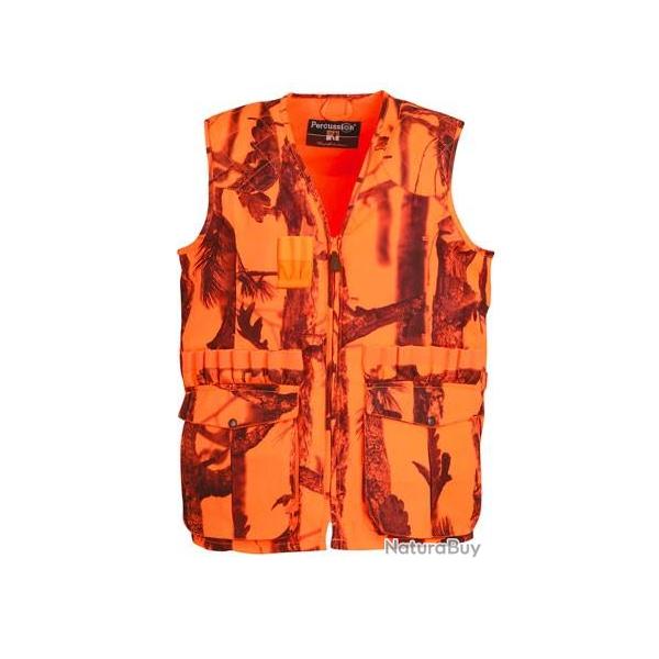 Gilet de chasse orange Percussion L