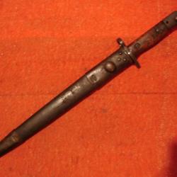 Baïonnette N°1 MKll * de 1943 NWR pour fusil Lee-Enfield Inde