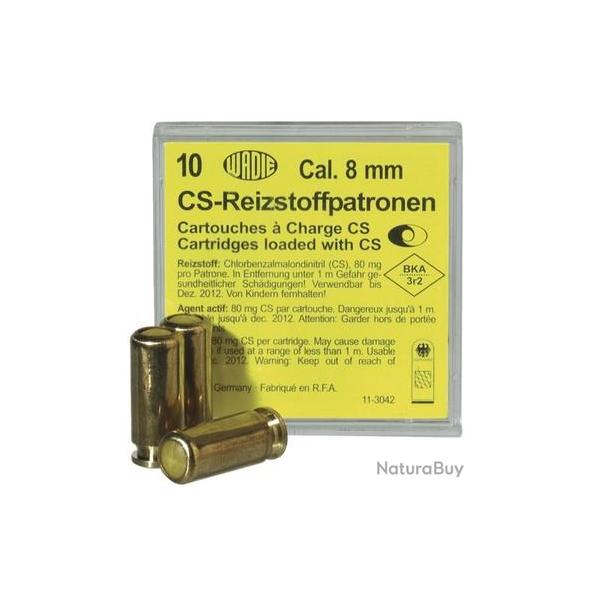 CARTOUCHE  GAZ - WADIE 8 mm PAK
