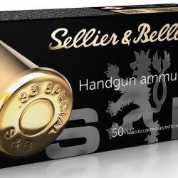 Sellier & Bellot - cal. 38 Special 158gr FMJ - lot de 1000