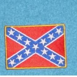 Ecusson patch à coudre "Confederate flag"