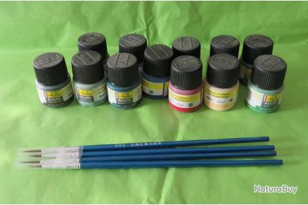 Mini pot de peinture acrylique 10 ml pour maquette T2M - X12 or métallisé  81512 - Kits maquettes tout inclus - Maquettes