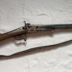 fusil de chasse juxtaposé à broches cal 16