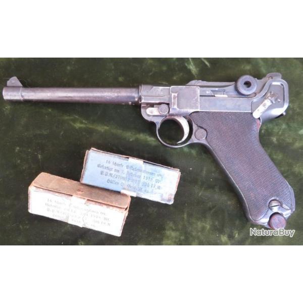 Rarissime P 08 marine version 1908 carcasse longue