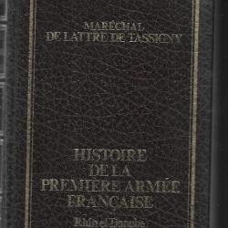 histoire de la première armée française . général de lattre de tassigny rhin et danube ,luxe
