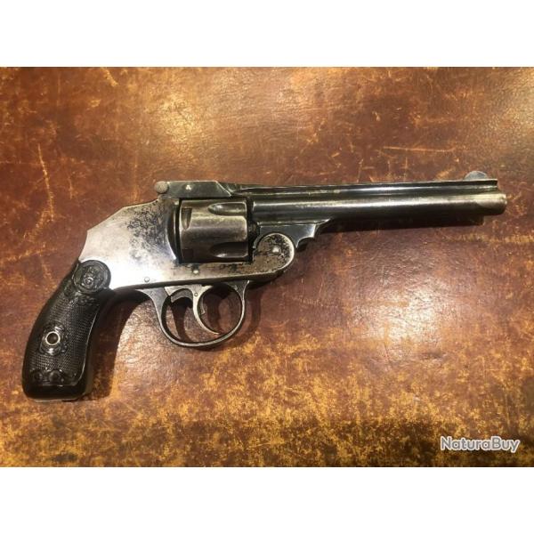 Revolver Iver Johnson Double Action Hammerless calibre 38 S&W