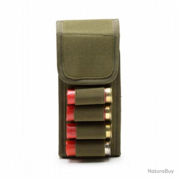 Porte Munitions cartouchire 16 Cartouches KAKI calibre 12