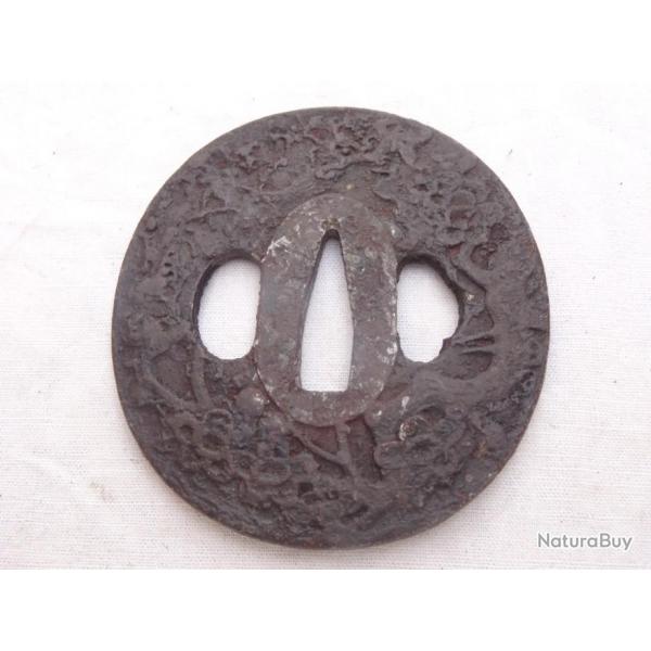 tsuba43) lot  tsuba en fer pour wakisashy ou katana  poque do = 300 ans