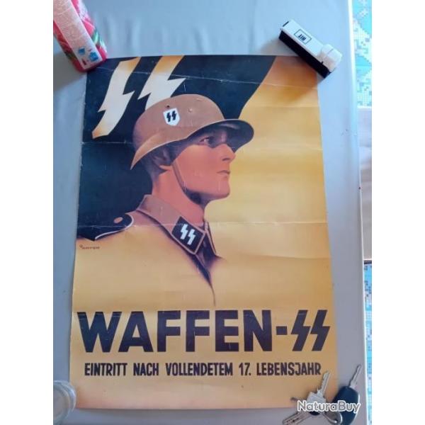 Affiche Waffen SS.