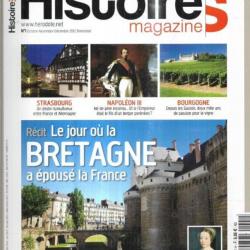 histoires magazine , napoléon III, bourgogne, anne de bretagne , cratère de vix,