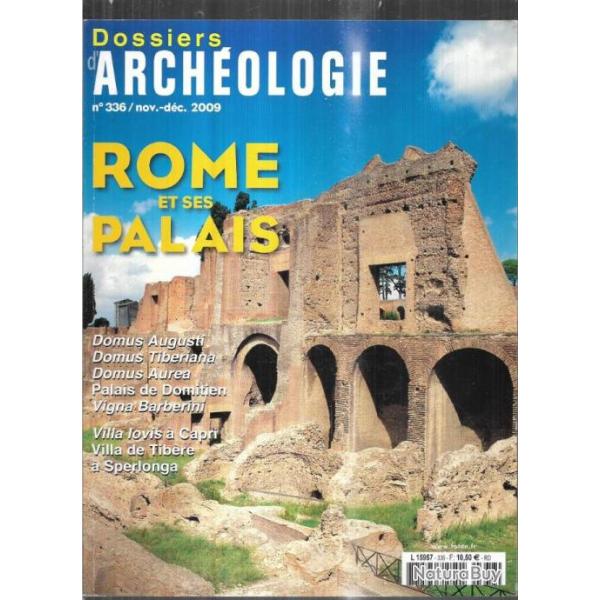 dossiers d'archologie 336 2009 rome et ses palais