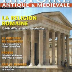 histoire antique et médiévale 75 octobre 2014 , la religion romaine , la rose histoire et symbole ,