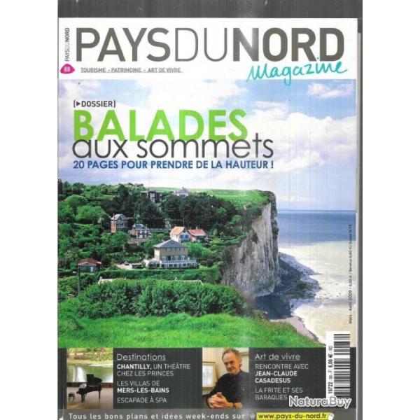 pays du nord magazine 88  91, patrimoine , frites, sentiers du littoral, falaises 4 revues de 2009