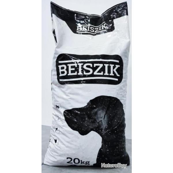 Wahoo! Croquettes pour chiens - BEIZSIK 23/8 - Sac de 20KG - Livraison GRATUITE par 1 Sac UNIQUEMENT