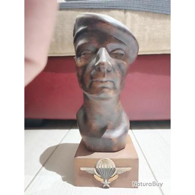 Casque de combat de parachutistes allemands Banque de photographies et